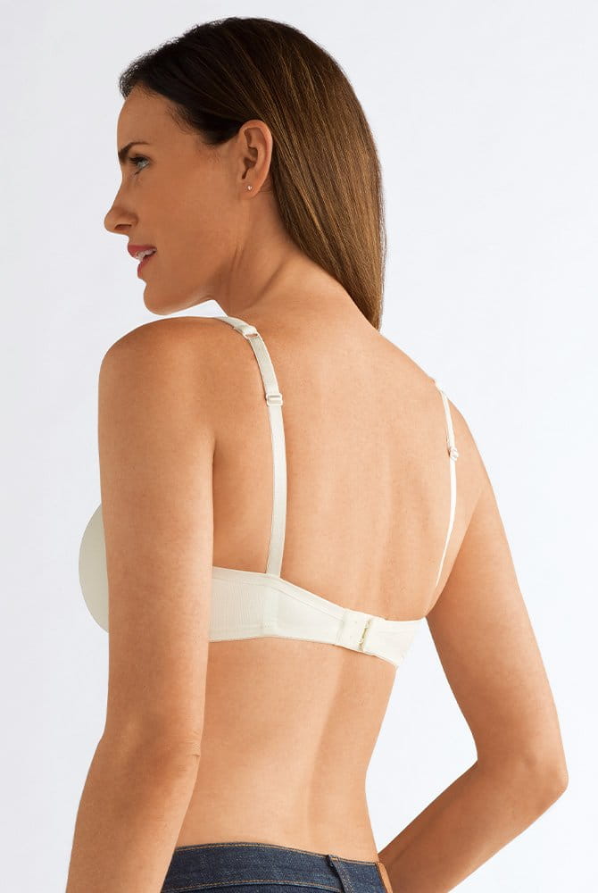 AMOENA Prothesen-BH Lara 0752 wollweiß - Rückansicht