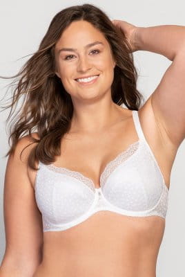 Ulla Bügel-BH Josy mit Schaum 6722 in weiß in der Vorderansicht