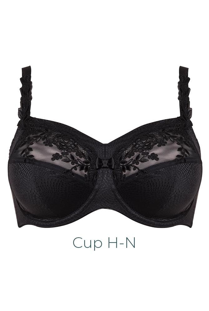 Ulla Bügel-BH Ella mit Blende 3625 schwarz