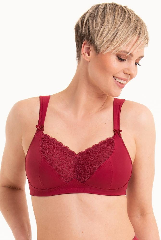 Anita Care Prothesen-BH Havanna 5712X dark red - Vorderansicht