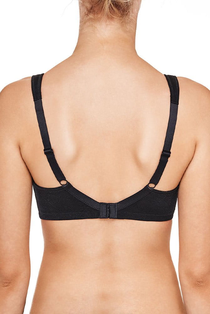 SUSA BH Milano mit Schale 8194 schwarz Rückansicht