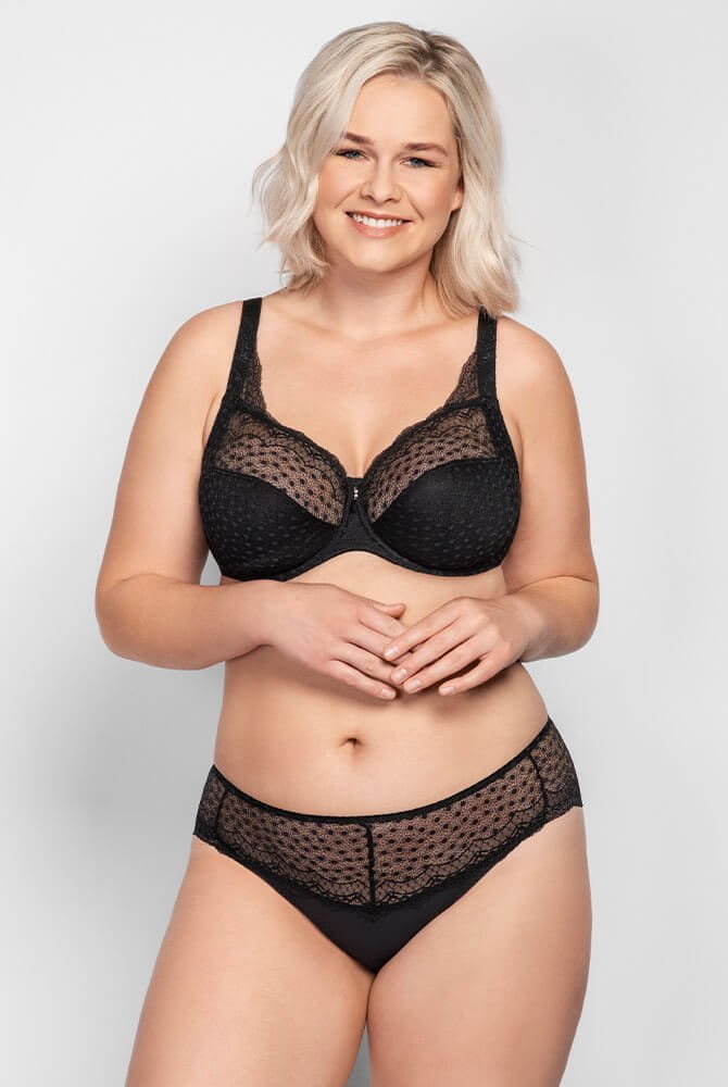 Ulla Slip Josy 6732 - Ulla Dessous - in schwarz in der Vorderansicht