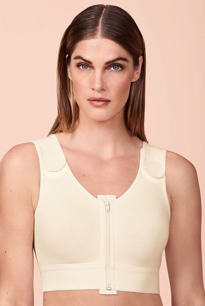 Anita Care Kompressionsbandage Valencia mit Prothesentaschen 1194X champagner - Vorderansicht