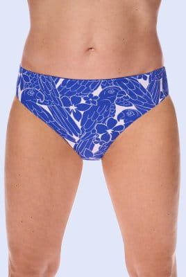 Amoena Bikinihose Azores 71761 - Vorderansicht gemusterte Seite