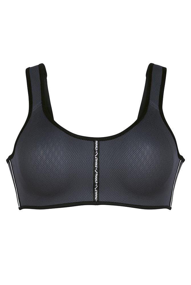 Anita Active Sport-BH PanAlp Air 5560 in anthrazit/schwarz - Vorderansicht