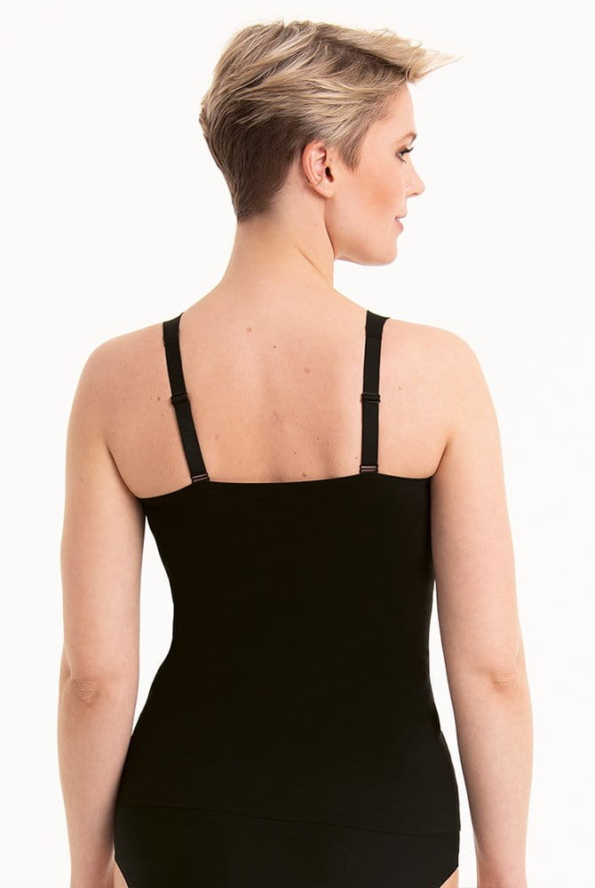 Anita Essential Hemd mit Schale 0654 in Farbe schwarz - Rückansicht