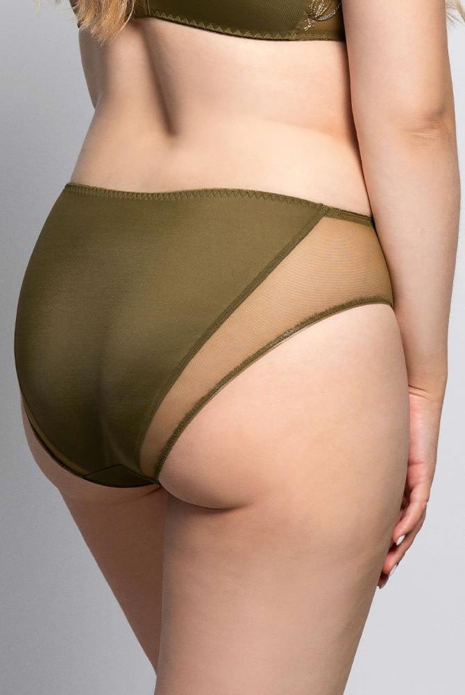 Ulla Slip 7532 dark olive - Rückansicht