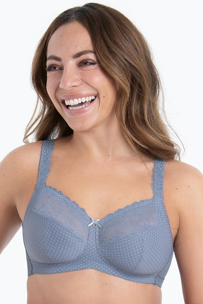 Rosa Faia Soft-BH Eloise 5296 medium blue - Vorderansicht