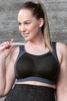 Sport-BH extreme controll plus Full Cup schwarz/anthrazit