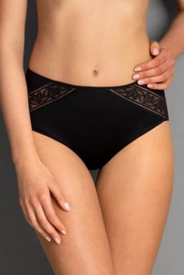 Rosa Faia Taillenslip+ Selena 1374 schwarz - Vorderansicht