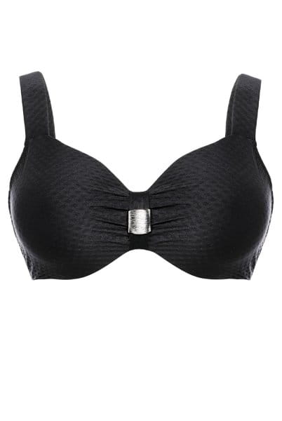 Ulla - St. Tropez Bikinioberteil 9122 - schwarz