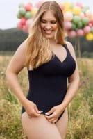 Ulla Badeanzug Monaco mit tiefem Rücken 9814 midnight