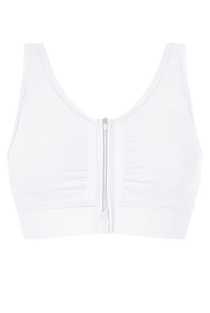 Amoena Erstversorgungs-BH Emilia in weiß in der Vorderansicht