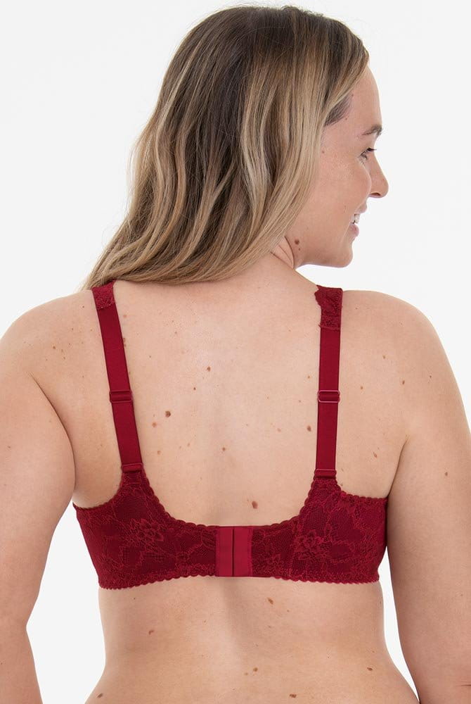 ROSA FAIA Bügel-BH Bobette Full Cup 5289 rubin - Rückansicht