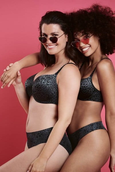 ROSA FAIA Taillenslip Joy 1360 anthrazit mit Bügel-BH