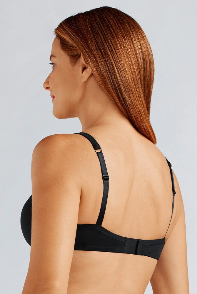 AMOENA Prothesen-BH Lara 0675 schwarz - Rückansicht