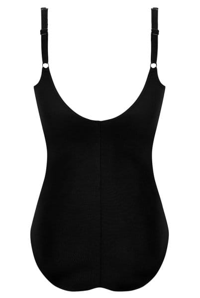Amoena Prothesen-Badeanzug Manila 71616 schwarz/weiß - Rückansicht