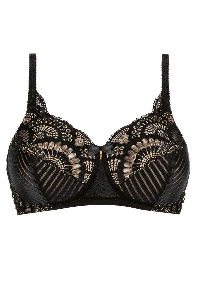 Amoena Prothesen-BH Karolina SB 44763 schwarz - Vorderansicht
