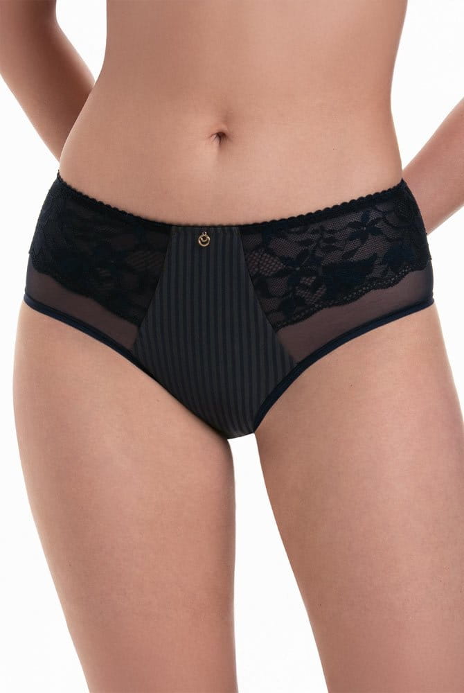 Rosa Faia Taillenslip Sita 1366 schwarz - Vorderansicht