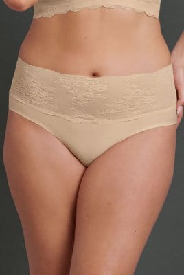 Anita Essential Lace High Waist Slip 1304 in desert
