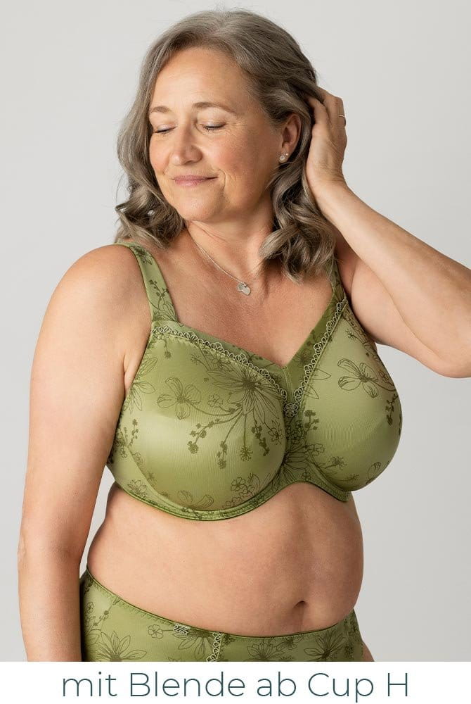 Ulla Bügel-BH Viola 3223 avocado mit Blende ab Cup H