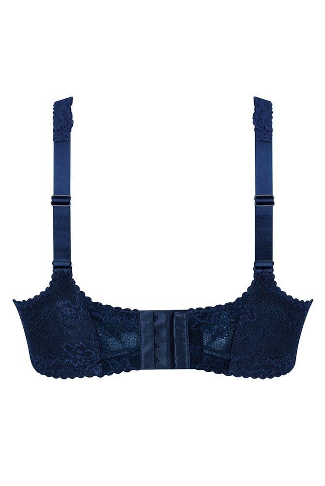 Rosa Faia Komfort-BH Bobette 5292 maritim blue - Rückansicht