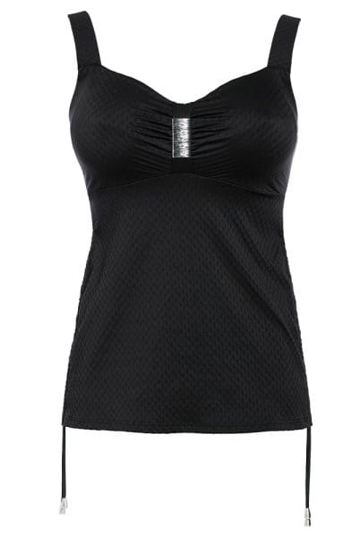 Ulla - St. Tropez Tankini-Oberteil 9190 - Schwarz