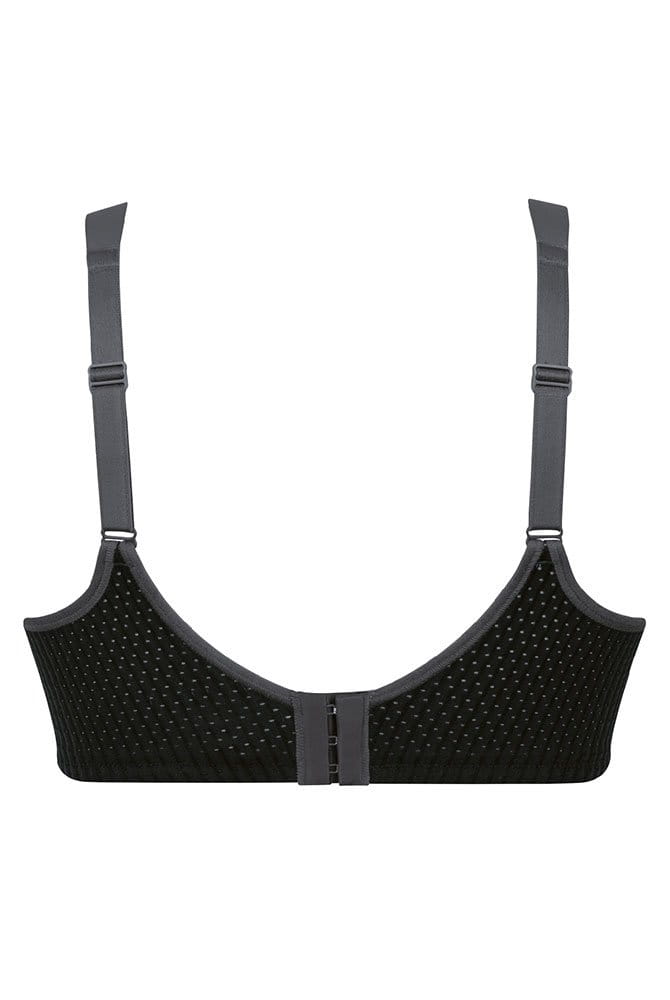 Anita active Sport-BH performance wireX 5599 schwarz/anthrazit - Rückansicht