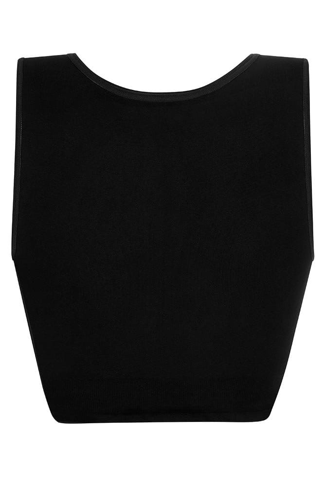 Amoena Prothesen-BH Lymph Flow Long SB FC 44815 schwarz - Rückansicht