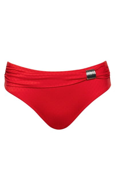 Ulla - St. Tropez Bikini-Hose mit Spange 9133 - Rot