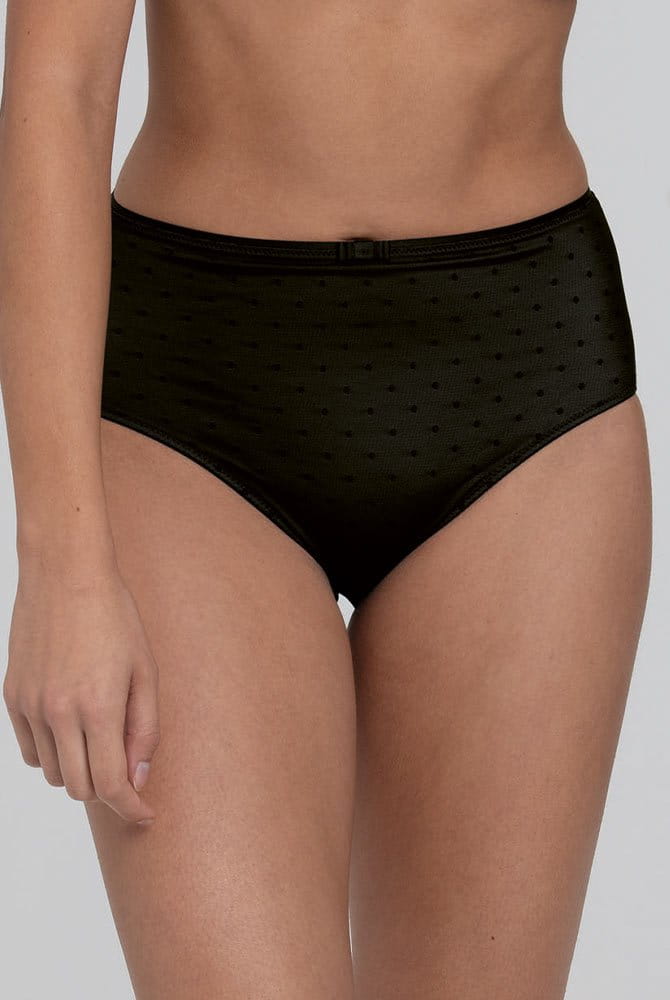 Rosa Faia Taillenslip+ Emily 1303 schwarz - Vorderansicht