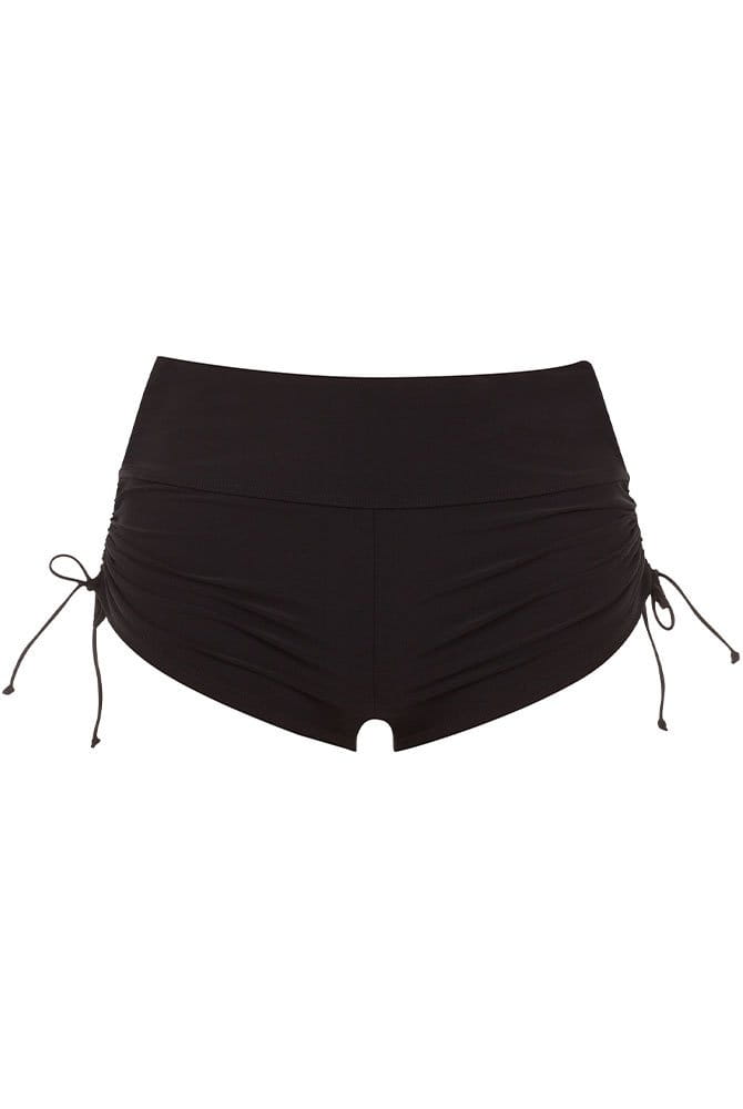 Rosa Faia Bikinihose Nora Bottom 8896-0 schwarz - mit Raffung