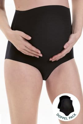 Anita Maternity Schwangerschafts-Slip Essential 2-er Pack 1757-2 schwarz - Vorderansicht