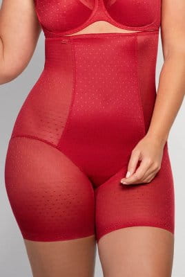 Ulla Hohe Langbeinhose Meghan 3123 feuer