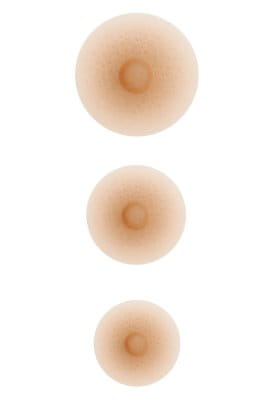 Amoena - Selbsthaftende Mamillen - Ivory