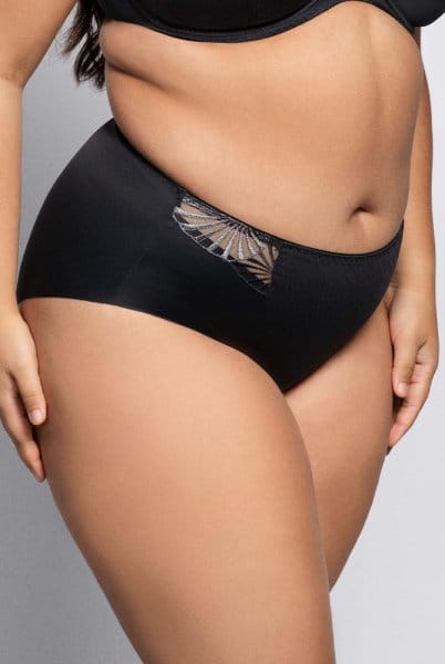 Ulla Miederslip Emily 2210 schwarz - Vorderansicht