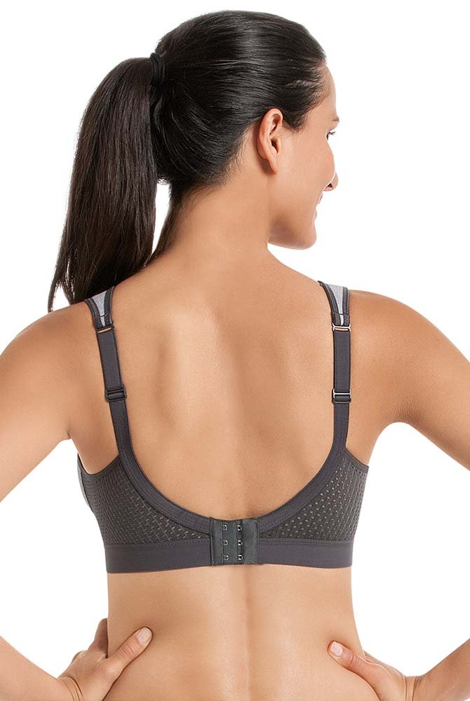 Anita active Sport-BH extreme control 5527 heather grey - Rückansicht
