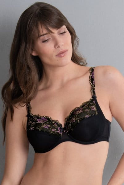 Rosa Faia Bügel-BH Colette 5248 schwarz - Vorderansicht