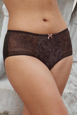 Rosa Faia Taillenslip Fleur 1355 chocolate