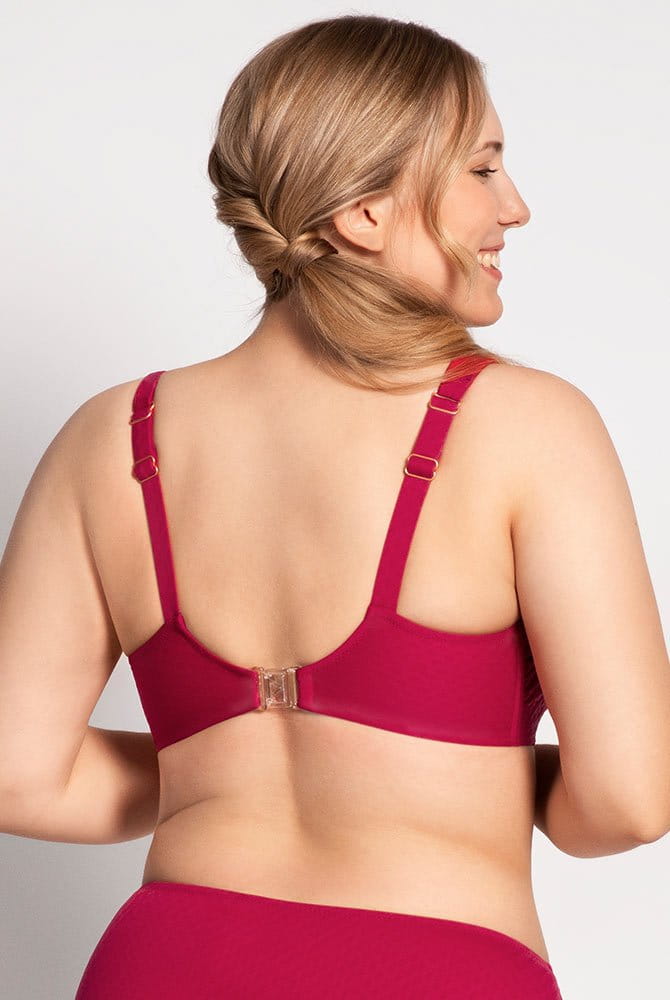 ULLA Bikini-Oberteil St. Tropez 9122 brombeer - Rückansicht