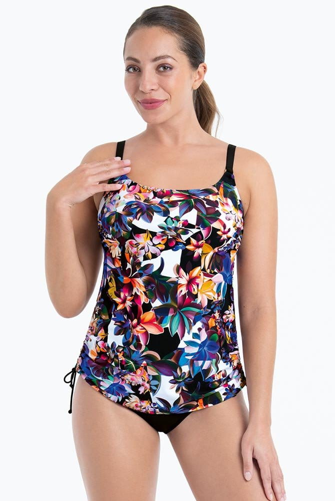 Anita Care Prothesen-Tankini-Top Latina Tropical Opulence 6570-1 multi colour - Vorderansicht