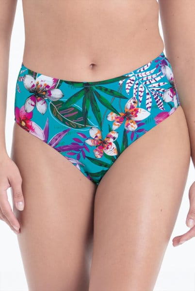 Rosa Faia Bikinihose Peggy Bottom Aloha 8830-0 capri blue - Vorderansicht