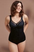 Komfort-Korselett Clara Art black/anthracite