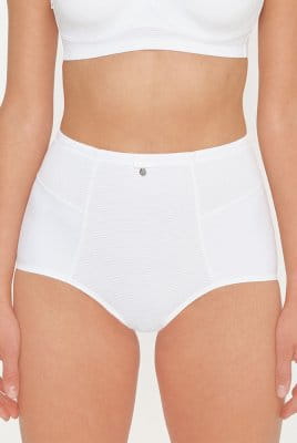 Susa Miederslip Capri 664 weiß - Vorderansicht