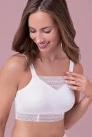 Anita Care - Bandeau-Spitzen-Top Fleur - weiß
