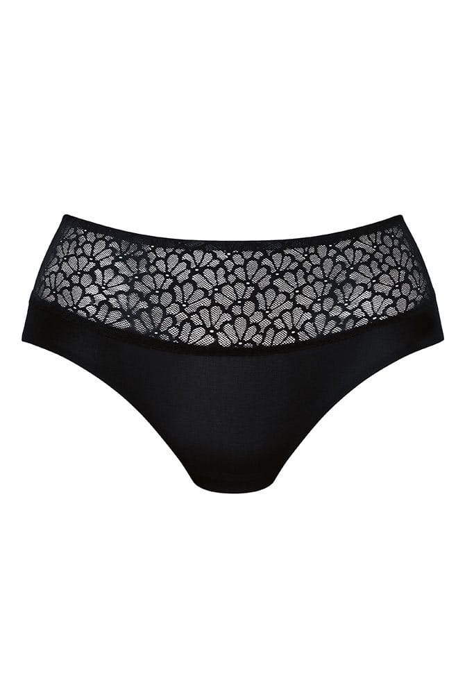 Anita Essential Smart High Waist Slip 1903 schwarz - Vorderansicht