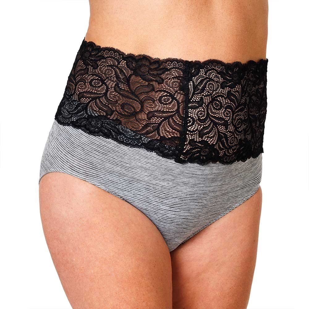 Suprima Stoma Wäschegürtel aus Dresdner Spitze 7801 schwarz