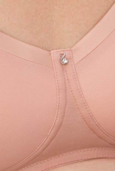 ABC Prothesen-BH Satin Trim 134 apricot - Detailansicht