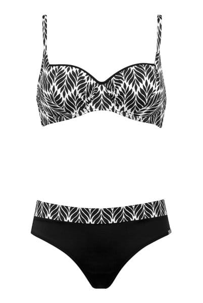 Charmline - Bikini-Set Black Beat - schwarz-weiß