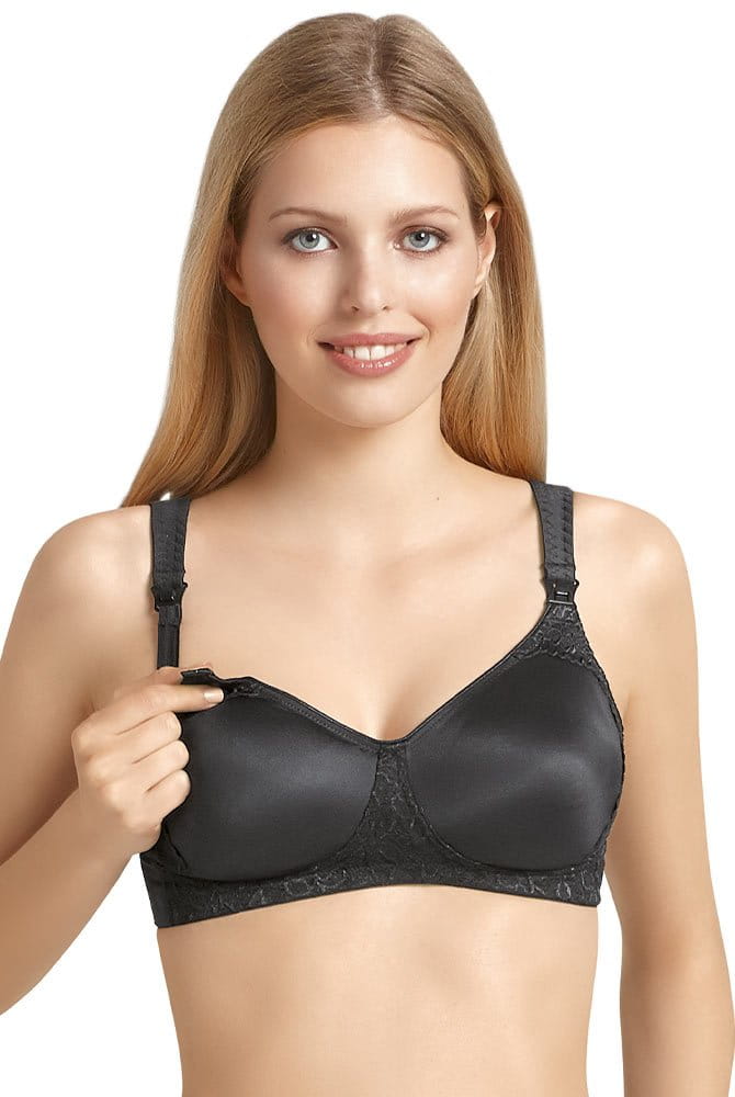 Anita Maternity Still-BH Basic 5062 schwarz - Vorderansicht